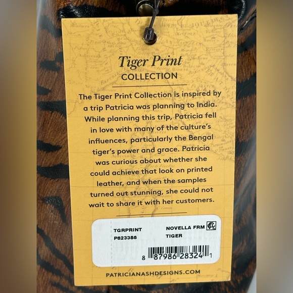 Patricia Nash 10th Anniversary Vintage Collection Tiger Print - Picture 8 of 12